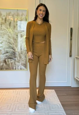 TRIJUNTO MODAL MILA - COSH JEANS - Bege escuro
