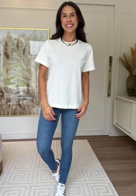 TSHIRT FEMININA BASICA MARA - COSH JEANS - Off white