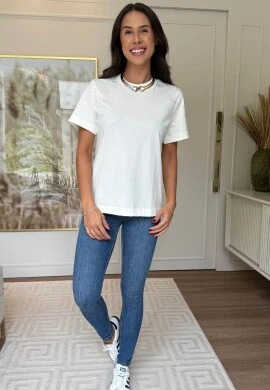 TSHIRT FEMININA BASICA MARA - COSH JEANS - Off white