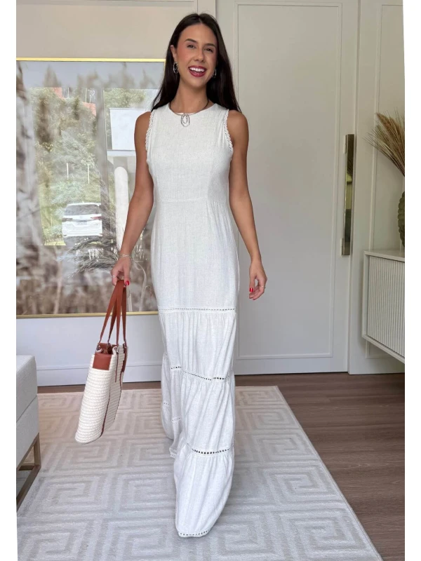 VESTIDO ANANDA - COSH JEANS - Bege