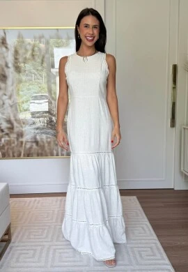 VESTIDO ANANDA - COSH JEANS - Bege