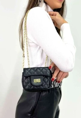 VESTIDO BABADO - Preto
