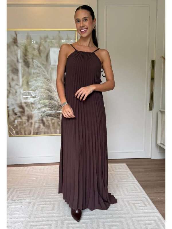 VESTIDO FELICIA - COSH JEANS - Marrom