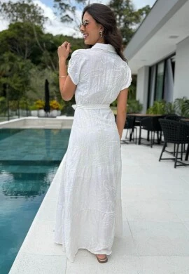 VESTIDO FEMININO PETRA - COSH JEANS - Off white