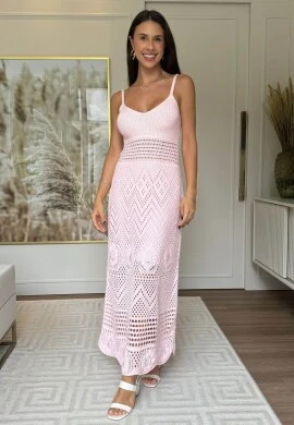 VESTIDO FEMININO SABRINA - COSH JEANS - Rosa