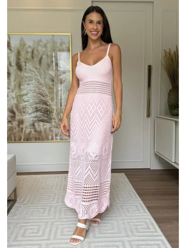 VESTIDO FEMININO SABRINA - COSH JEANS - Rosa