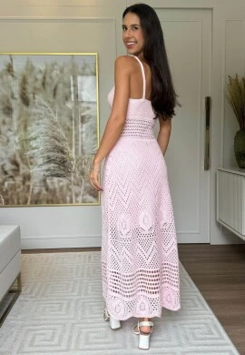 VESTIDO FEMININO SABRINA - COSH JEANS - Rosa