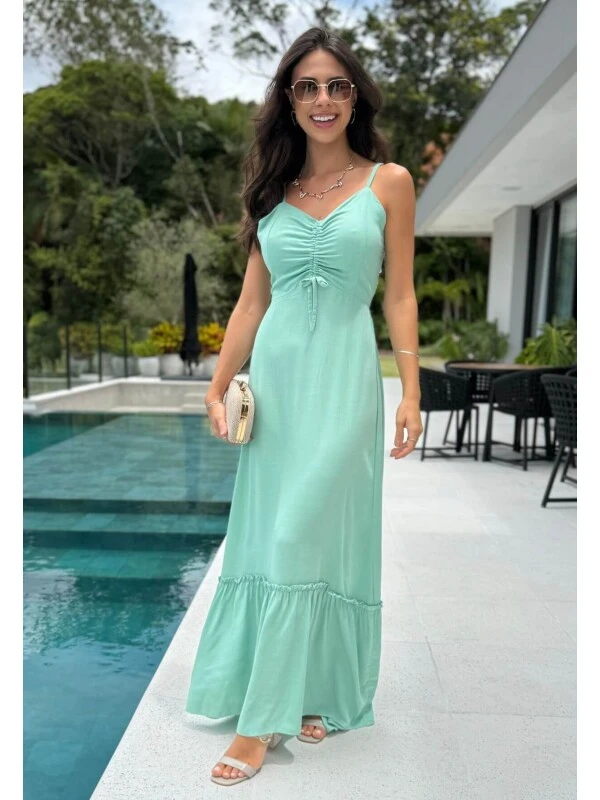VESTIDO FEMININO VITORIA - COSH JEANS - Verde