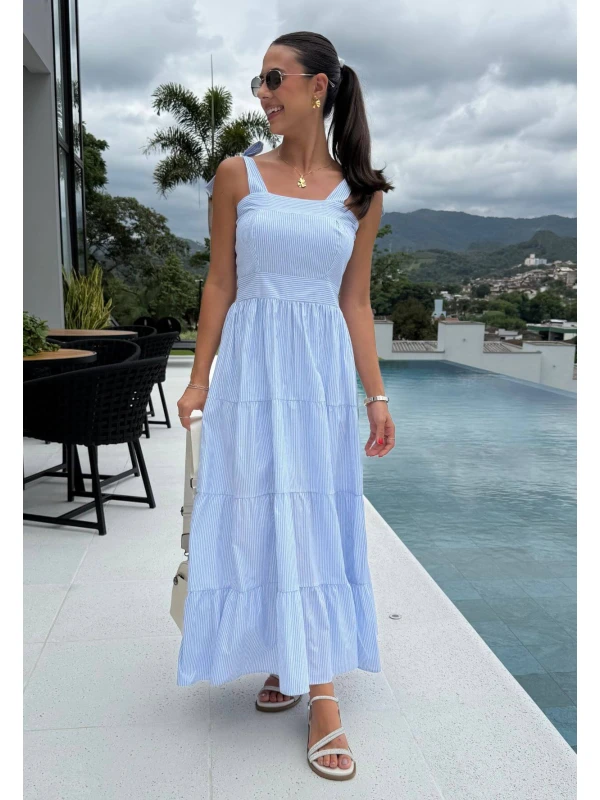 VESTIDO GRAZIELA - COSH JEANS - Azul