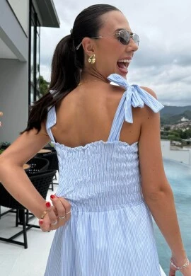 VESTIDO GRAZIELA - COSH JEANS - Azul