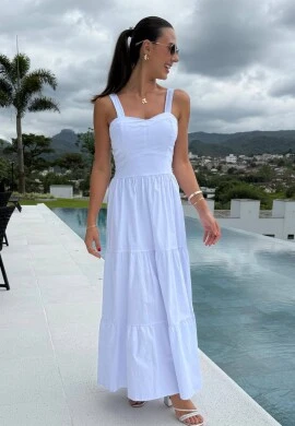 VESTIDO GRAZIELA - COSH JEANS - Branco
