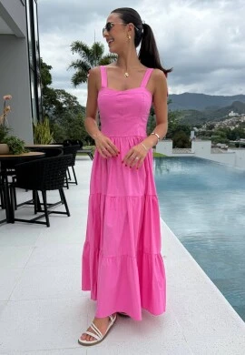 VESTIDO GRAZIELA - COSH JEANS - Rosa
