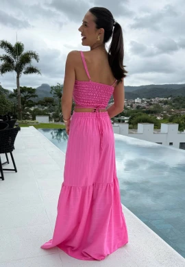 VESTIDO ISADORA 3 EM 1 - COSH JEANS - Rosa