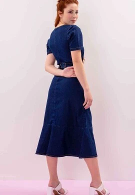 VESTIDO JEANS BLUE FEMININO - COSH JEANS - Jeans