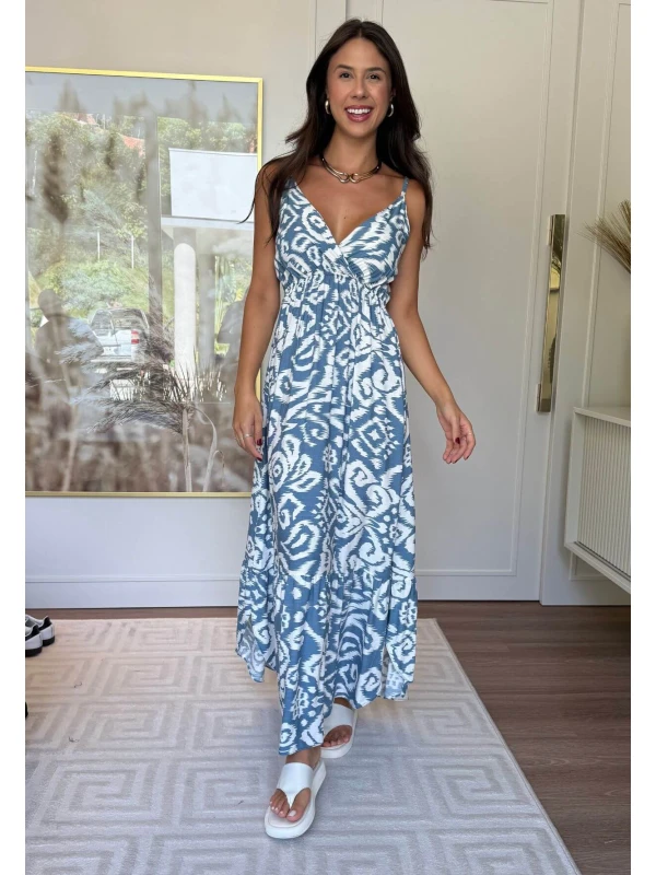 VESTIDO JOSI - COSH JEANS - Azul