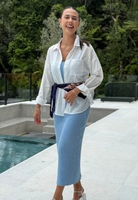 VESTIDO KATY - COSH JEANS - Azul