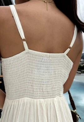 VESTIDO LAIZE OFF - COSH JEANS - Off white