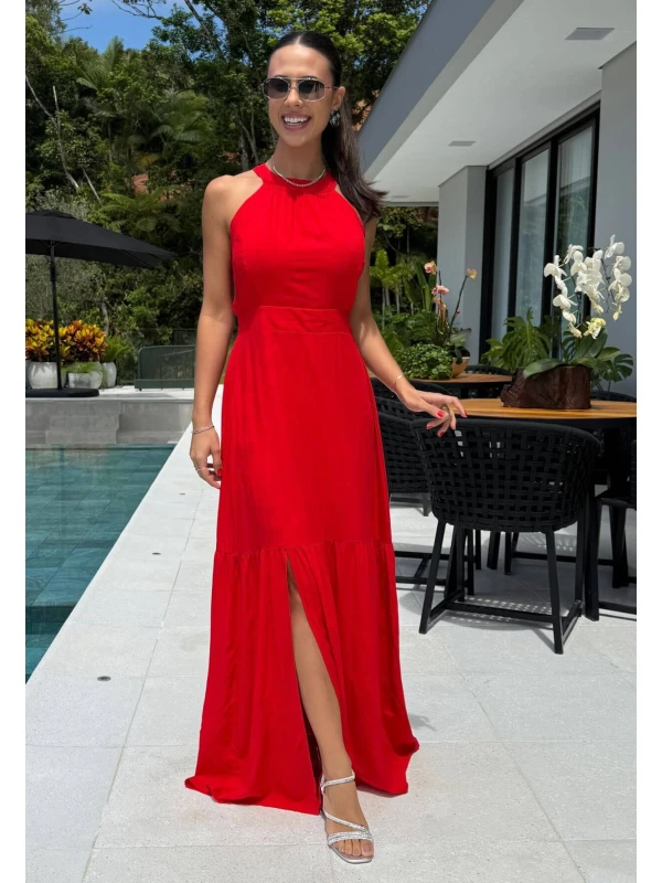 VESTIDO LUCIANA - COSH JEANS - Vermelho