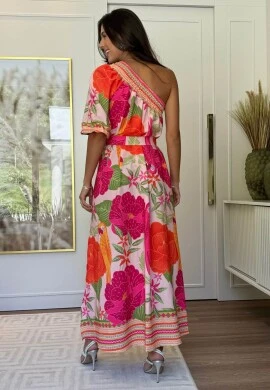 VESTIDO OMBRO SÓ - COSH JEANS - Rosa