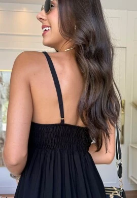 VESTIDO RUBIA - COSH JEANS - Preto