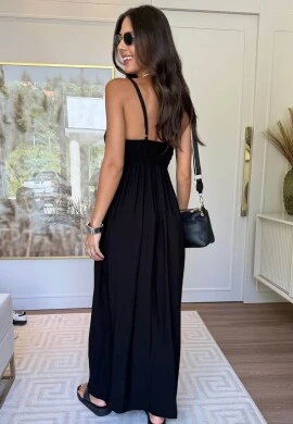 VESTIDO RUBIA - COSH JEANS - Preto