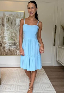 VESTIDO TAIS - COSH JEANS - Azul