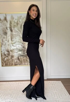 VESTIDO VANIA - COSH JEANS - Preto